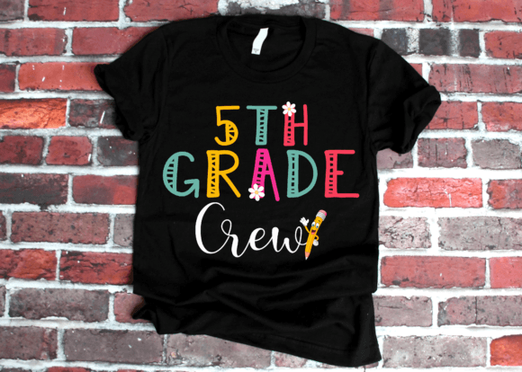 5th Grade Crew 100 Days of School Graphics