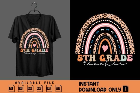 5th Grade Teacher T-shirt Design