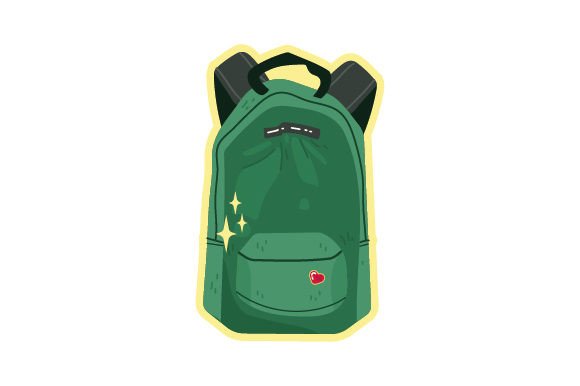 Backpack Green Crafts for School Amp