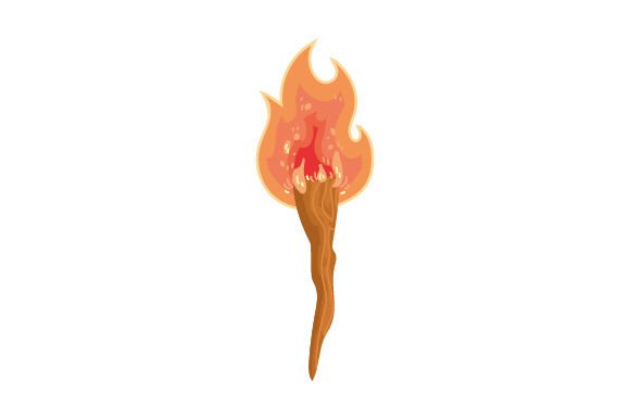 Caveman Fire Torch Crafts for School Amp
