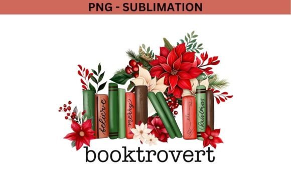 Christmas Booktrovert for Teacher Gift