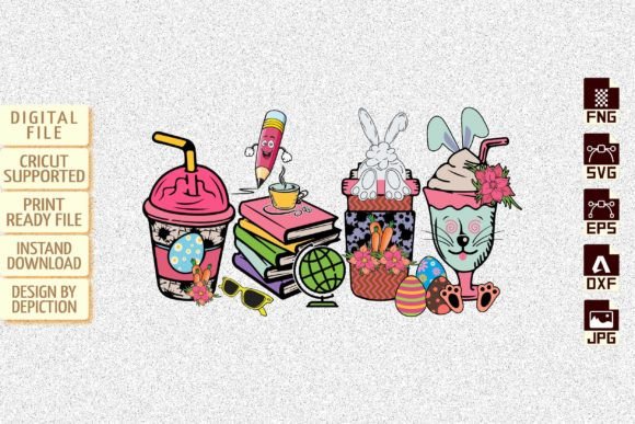 Easter Coffee Kindergarten Teacher Graphics