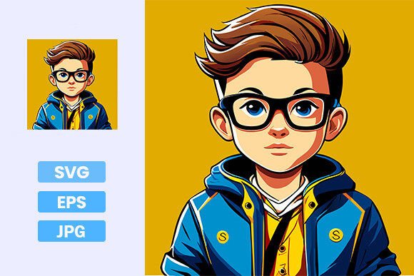 Kids School Men Graphics & Illustrations