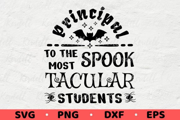Spook Principal School Teacher Halloween Graphics