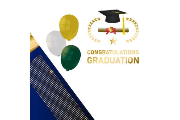 Square Banner Congratulation from School Graphics for Creative Sellers