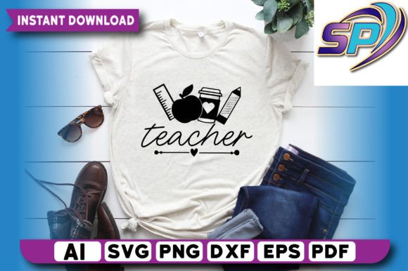 Teacher T Shirt Design- Graphics and Print Templates